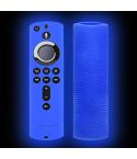 For Amazon Fire TV Stick 4K 2nd Remote Control Anti-Fall Silicone Protective Case(Luminous Blue)