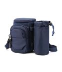 Men Shoulder Crossbody Bag Waist Pack With Removable Mug Pocket(Dark Blue)
