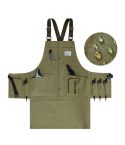 Canvas Electric Craftsmen Multi Pocket Tool Apron(Army Green)