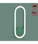 Ultrasonic Night Light Mosquito Repellent Household Mite Remover Repellent, US Plug(Green)