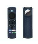 2pcs Remote Control Case For Amazon Fire TV Stick 2021 ALEXA 3rd Gen With Airtag Holder(Midnight Blue)
