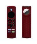 2pcs Remote Control Case For Amazon Fire TV Stick 2021 ALEXA 3rd Gen With Airtag Holder(Wine Red)