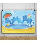 80x120cm Summer Pool Party Decoration Backdrop Swimming Ring Photography Background Cloth(11418488)