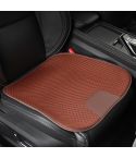 Car Seat Without Backrest Ice Silk Cushion(Saddle Brown)