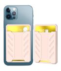 AhaStyle PT133-A-S Mobile Phone Adhesive Silicone Card Case(Pink)