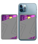 AhaStyle PT133-C-S Silicone Adhesive Card Case(Gray)