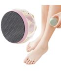 2 in 1 Double-sided Foot Grinder Crystal Glass Manual Epilator(Pink)