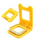 Stainless Steel Square Sandwich Mold Maker DIY Toast Sandwich Bread Cutting Machine(Yellow)
