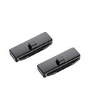 SHUNWEI 1pair Car Safety Belt Limiter Anti-Stranglehold Clip(Black)