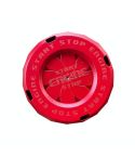 Car Motorcycle One-button Start Button Ignition Switch Rotating Protective Cover(Red)