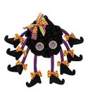 Fabric Spider Door Hanging Halloween Wreath Window Pendant(Multi-foot Spider)