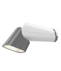 Multifunctional Reading Desk Lamp Flashlight Wall Mounted Bedside Lamp Folding Camping Lamp(Gray)
