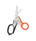 Multifunctional Outdoor First Aid Equipment Foldable Gadget Scissors(Black And Orange)