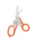 Multifunctional Outdoor First Aid Equipment Foldable Gadget Scissors(Orange)