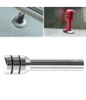 Car Aluminium Door Lift Safety Door Latch(Silver)