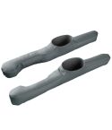 1pair Car Seat Storage Organizer Seat Anti Leakage Seam Fillers(Gray)
