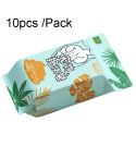 10pcs /Pack Disposable Pet Poop Pickup Bags Trash Bags Poop Cleanup Supplies