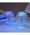 Mushroom Ambient Light Electronic Jellyfish Table Lamp Bedside Night Light 9.4 x 13.7cm(Colorful)