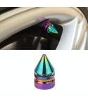 Car Bicycle Tire Aluminum Alloy Dustproof Valve Cap(Tapered Style)