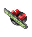 Car Dashboard Automotive Cell Phone Holder Temporary Parking Sign 2 In 1(Red)