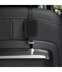 Car Rear Seat Backrest Suede Interior Multifunctional Hook(Black)
