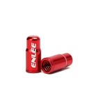ENLEE E-FZ1004 2pcs /Set Bicycle French Valve Caps Aluminum Alloy Dust Cap For Tire Valve Caps(Red)