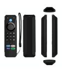 For Amazon Alexa Voice Remote 3rd Gen Anti-Fall And Protective Cover For TV Remote Control(Black)