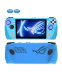For ASUS ROG Ally Game Console Silicone Protective Cover + Button Cap Set Pocket Gaming Accessories(Blue)