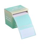 256pcs /Box Pull Out Sticky Notes Office Memo Ticket Paper(Gradient Green)