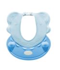 Baby Shampoo Waterproof Ear Protection Adjustable Shower Cap(Blue)