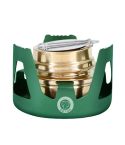 CSTUR Y2218 Outdoor Ultralight Aluminum Stove Camping Fishing Portable Liquid Alcohol Stoves(Dark Green)