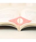 Thumb Bookmark Acrylic Book Holder Support Reading Aids For Students(Pink)