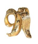 Banana Candle Holder Home Desktop Decorations Banana Peel Candle-Holder Resin Ornament(Golden)