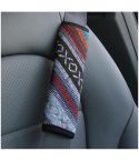 Ethnic Style Linen Car Seat Belt Cover Shoulder Pads(XO)