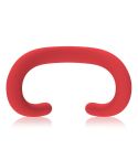 For Apple Vision Pro Silicone Eye Mask Sweatproof Dustproof Replaceable Silicone Case(Red)