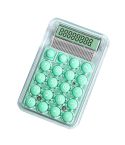 Small Silent Simple Calculator Mini Candy Dormitory Student Office Exam Tool(Green)