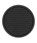 3pcs 7cm Car Diamond-free Water Coaster Interior Anti-slip Mat(Black)