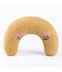 U-Shaped Pillow For Cats Pet Dog Sleeping Pillow Cushion(Yellow)