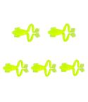 5pcs /Pack HENGJIA SO193 Thunderfrog Soft Bait Lua Fishing Dummy Lures, Size: 5.5cm 2.7g(Yellow)
