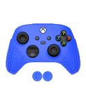For XBox Series S / X Gamepad Non-Slip Silicone Protective Case(Blue)
