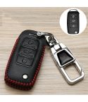 For Volkswagen Jetta Car Key Cover Multifunctional Keychain Anti-lost Number Plate(E)