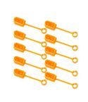 10pcs /Pack XT60 Lithium Battery Plug Protective Cover Plug Dustproof Anti-oxidation Insulation Cover(Yellow)