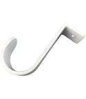 Curtain Roman Rod Top Installation Bracket Curtain Mounting Base Trays Accessories(White)