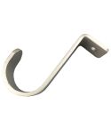 Curtain Roman Rod Top Installation Bracket Curtain Mounting Base Trays Accessories(Silver)