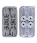 3D Dog Shaped Household Silicone Ice Mold Bar Ice Making Box(Grey)