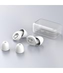Silicone Sleep Soundproof Noise Reducing Earplugs Swimming Waterproof Earplugs(White)