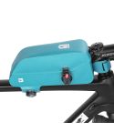 Rhinowalk K33 1.2L Outdoor Cycling Magnetic Waterproof Knob Fixed Bicycle Top Tube Bag(Blue)