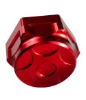 Motorcycle Light Bee Uplink Screws Uplink Modification Screws Decorative Cover(Red)