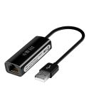 JINGHUA Z310 USB2.0 To RJ45 100Mbps Network Card Network Interface Box Laptop Network Card Free Driver(Black)