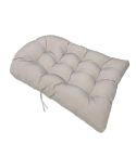 90x120cm Outdoor Waterproof Thickened Soft Hanging Basket Rattan Chair Cushion(Light Gray)